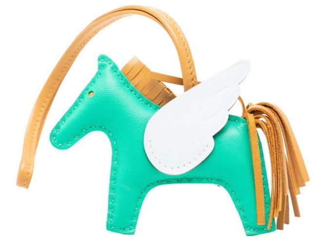 Hermès Hermes Rodeo PM Pegasus Handbag Charm Brown Blue Green