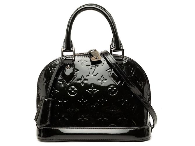 Louis Vuitton Monogram Vernis Alma BB Handtasche Schwarz