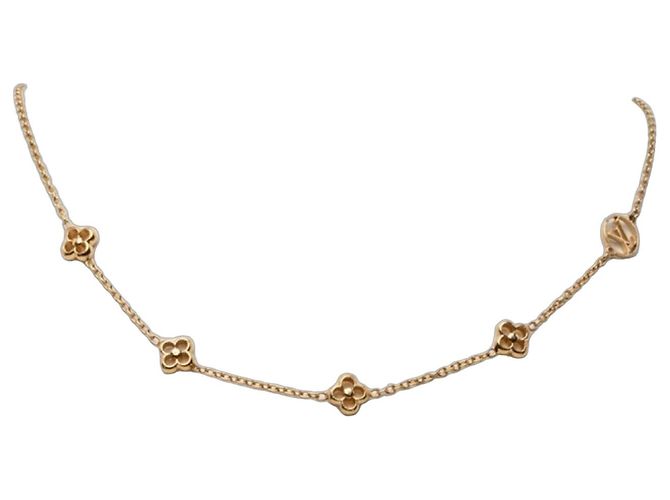 Collar Louis Vuitton Monogram Flowerful Dorado