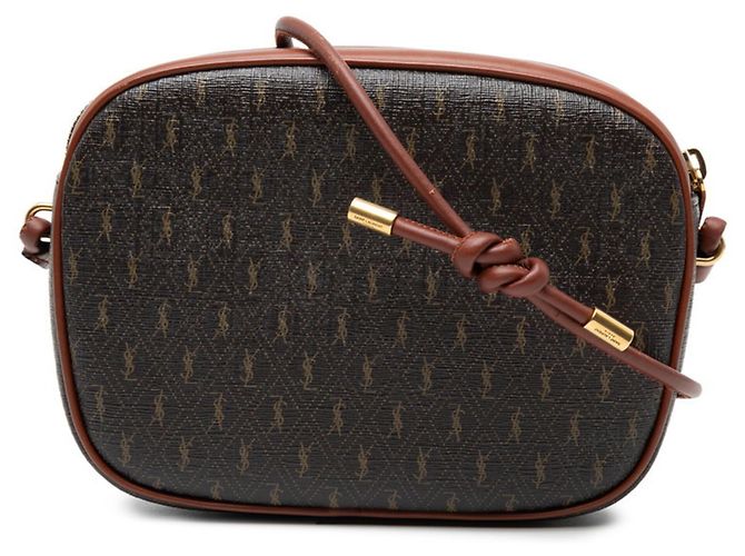 Borsa a tracolla Le Monogram Saint Laurent Marrone