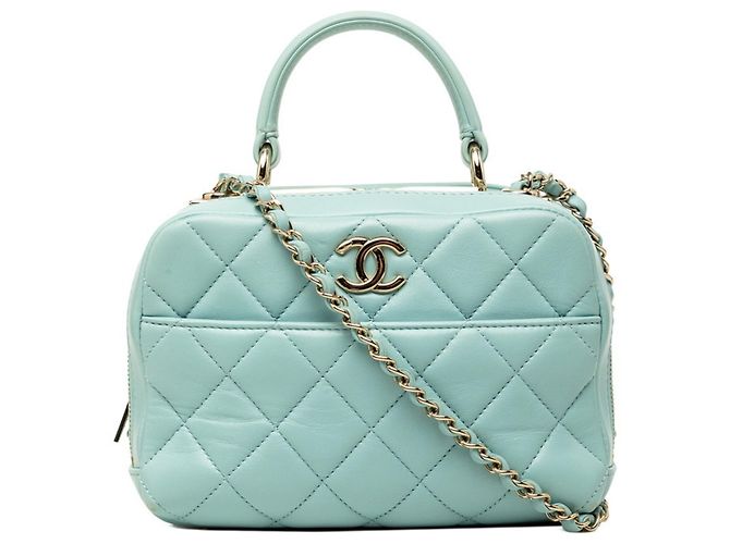 Borsa Chanel Matelasse Light Blue Blu chiaro