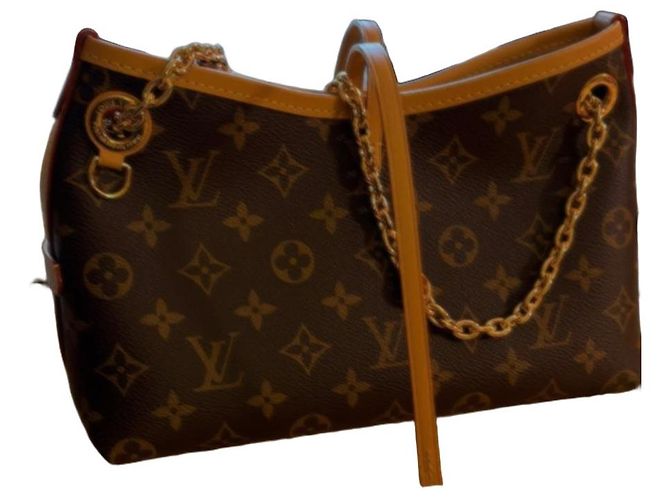 Bolso Louis Vuitton CarryAll BB Monogram Castaño Monograma