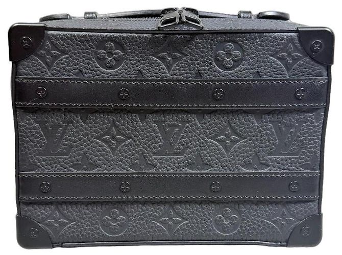 Louis Vuitton Handle Soft Trunk Monogram Taurillon Noir