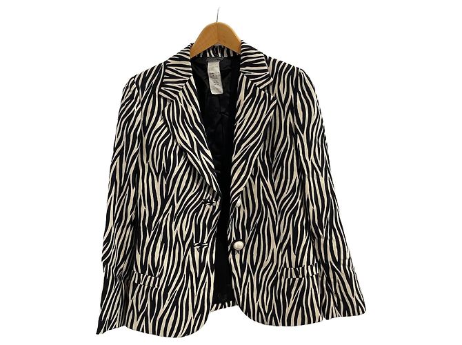 Veste Gianni Versace zèbre T.34