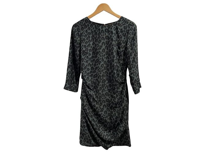 Robe Louis Vuitton léopard T.36 Green