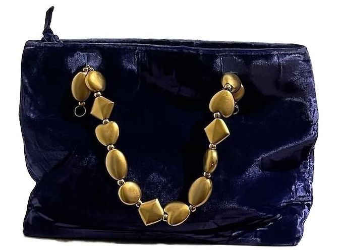 Gianni Versace Sac Versace velours violet