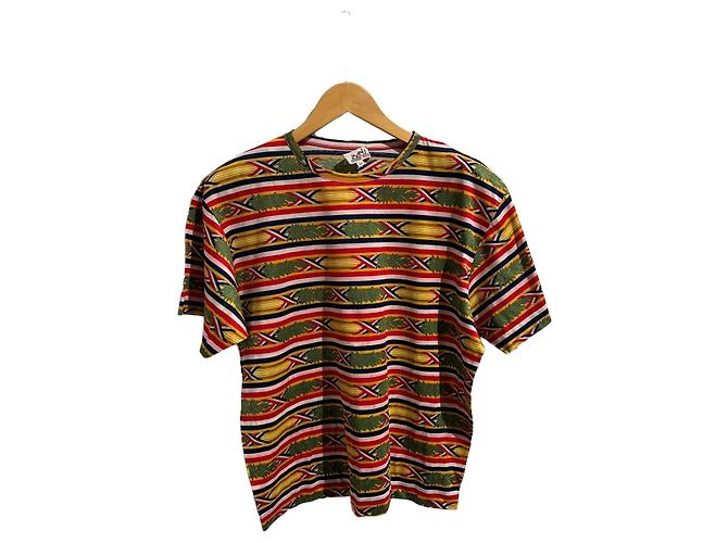 T-shirt in cotone a righe Hermès Multicolore M