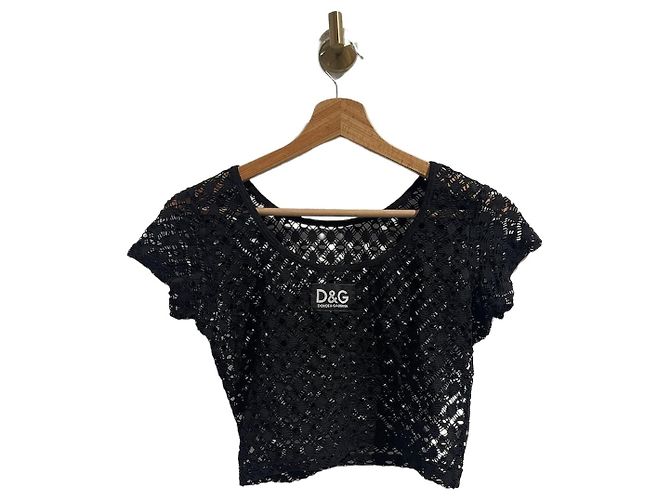 Top Dolce & Gabbana noir T.M Schwarz