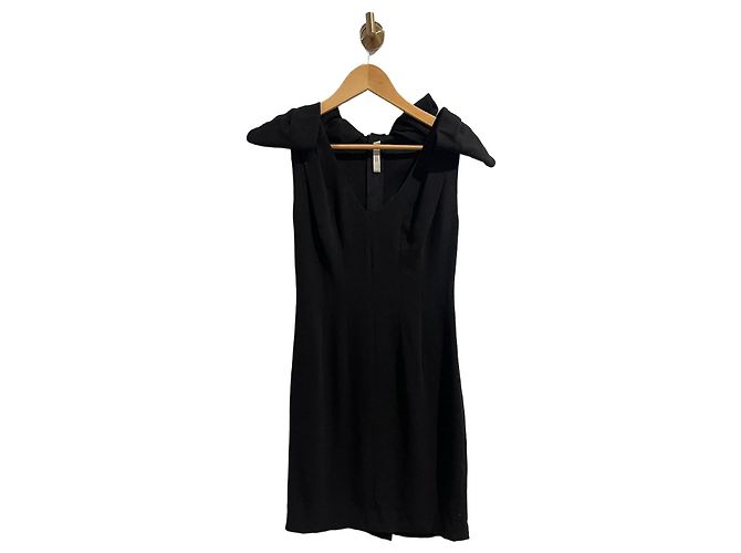 Vestido Prada negro T.36