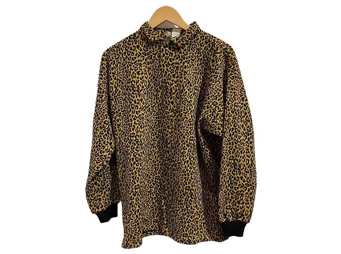 Medusa Pull Versace Leopardenmuster T.40 Gelb 