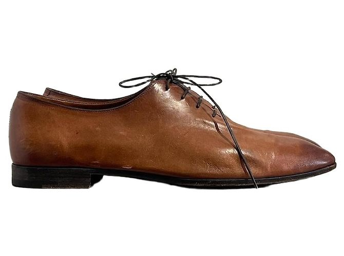 Derbies Berluti camel T.45 Cammello 