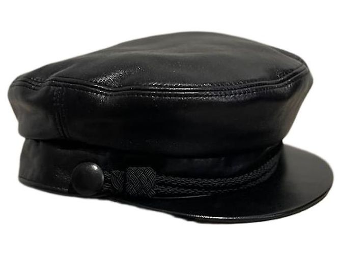 Saint Laurent Cap schwarz NEU