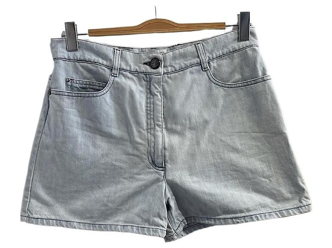 Short Chanel azul T.40