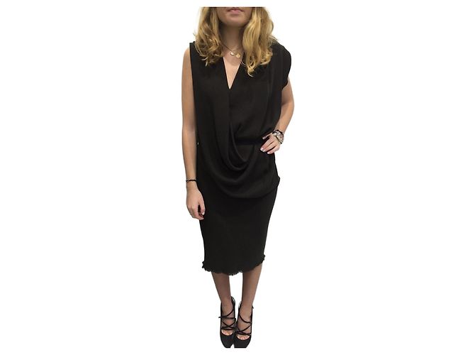 Lanvin Kleid Khaki T.38