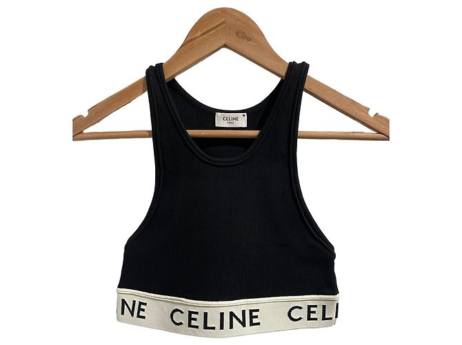 Céline Top Celine negro T.S