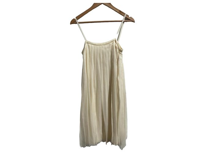 Chanel Kleid ecru T.36 Beige
