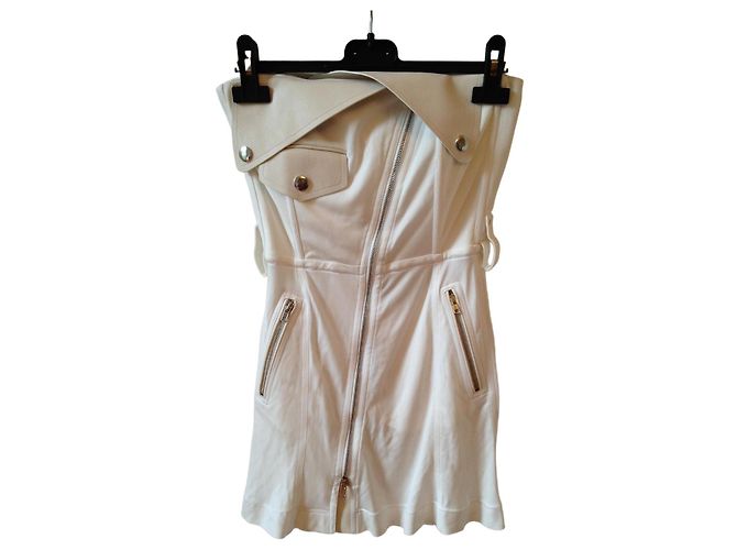 Kleid Jean Paul Gaultier T.34 Weiß