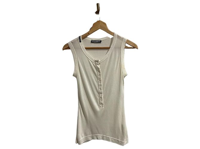 Trägertop Dolce & Gabbana weiß T.34
