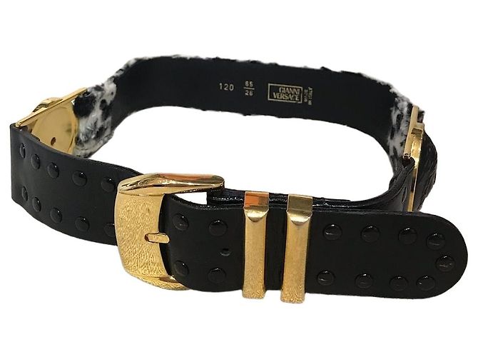 Medusa Gürtel Versace T.65 Schwarz