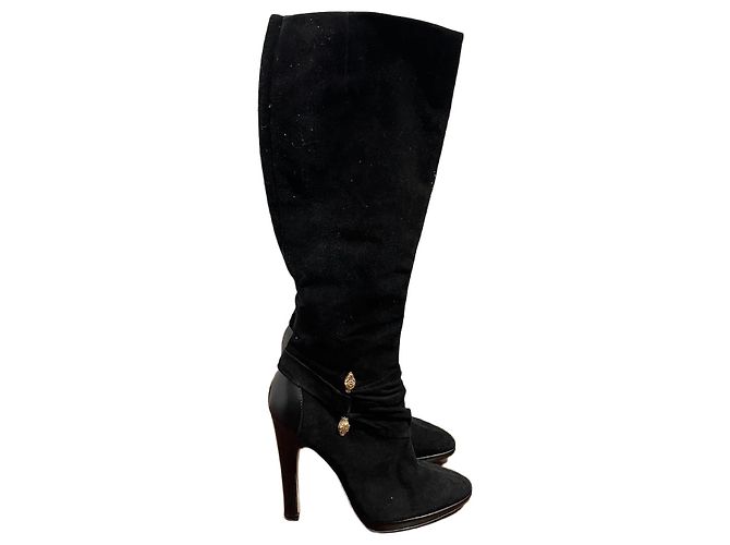 Botas Roberto Cavalli negras T.38 Negro
