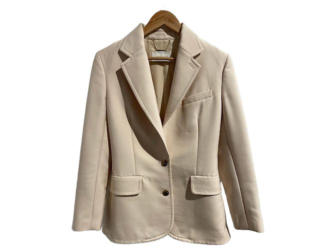 Zimmermann Wool Blend Blazer Beige