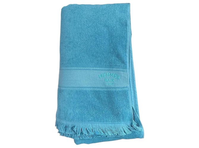 Toalla de playa Hermès NUEVA Azul
