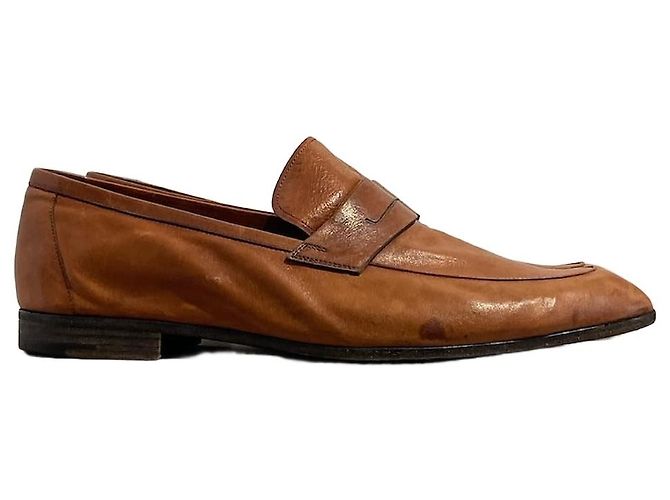 Mocasines Berluti camel T.45 Camello