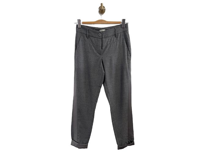 Brunello Cucinelli Hose grau T.36