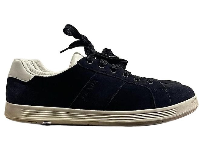 Baskets Prada bleu marine T.41,5