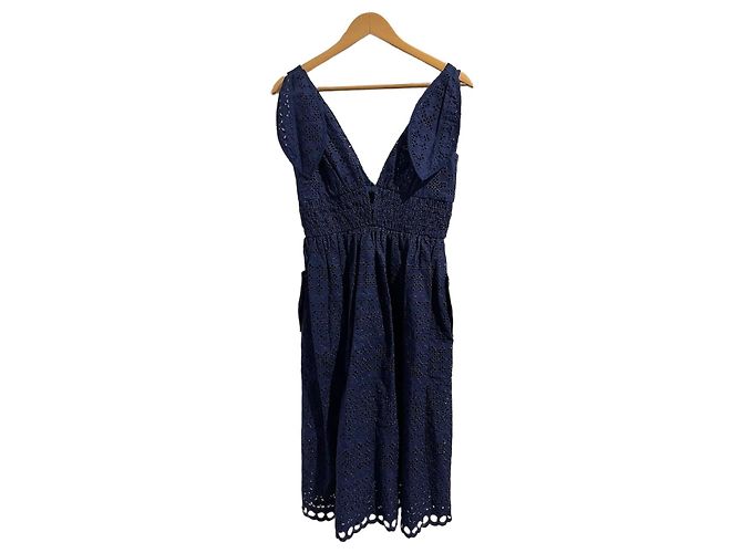Vestido Self Portrait azul T.36