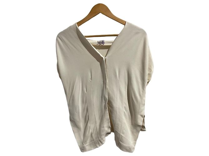 Top Miu Miu écru T.36 Bege