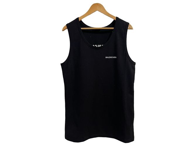Canotta Balenciaga nera T.S Nero
