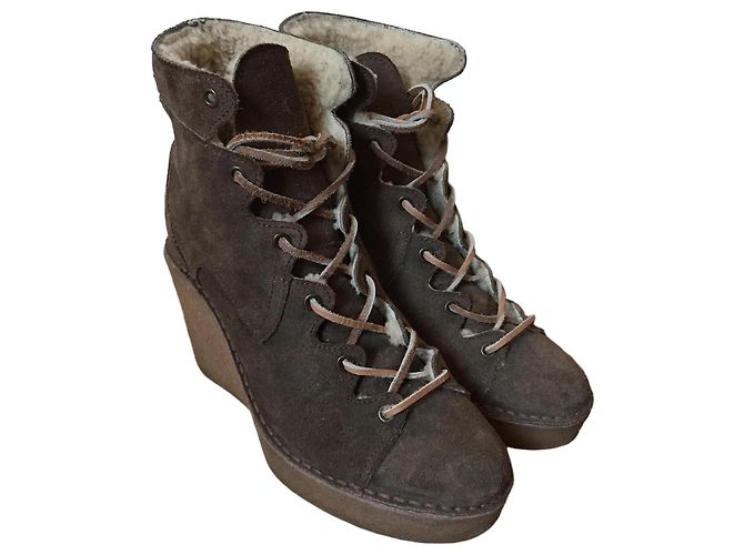 Stivali Pierre Hardy Fourrées T.39 Beige