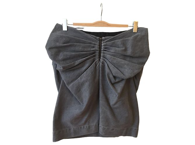 Falda Lanvin gris T.44 