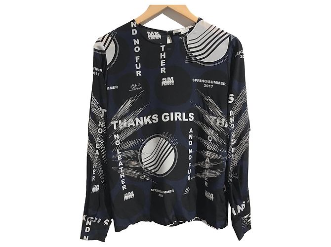 Stella Mc Cartney Bluse Stella McCartney T.34 Blau
