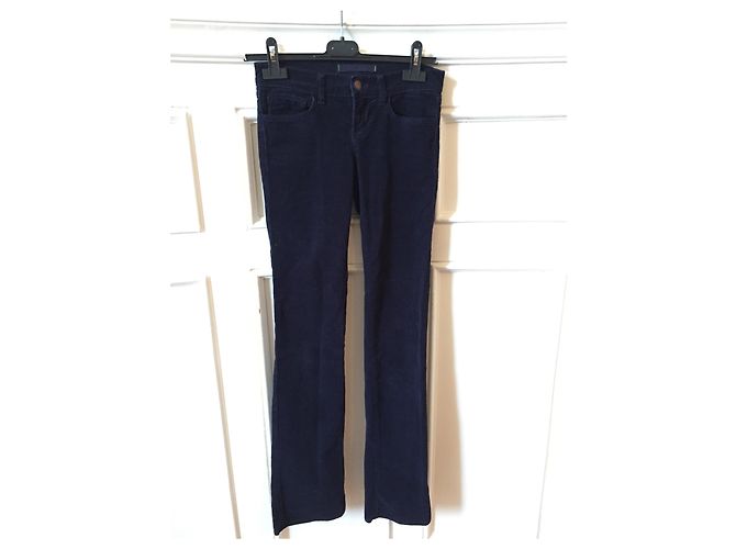 Jeans J Brand velluto T.24 Blu navy