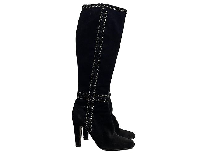 Bottes Prada noires T.35