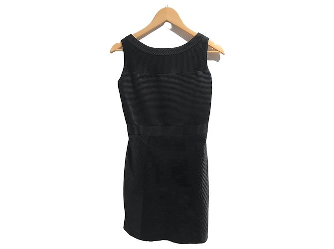 Bow Vestido Prada negro T.36