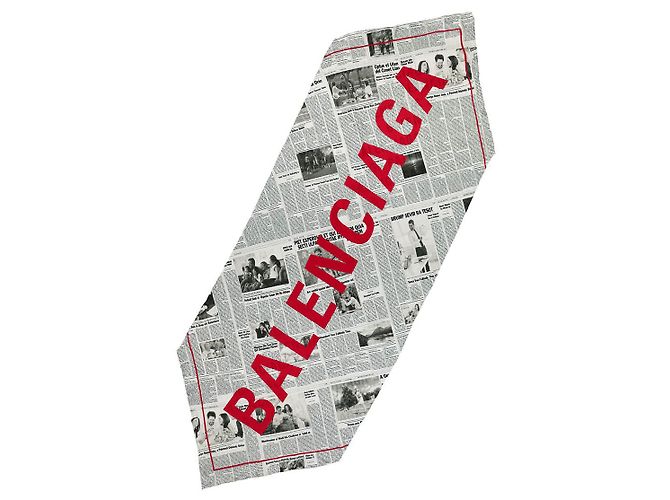 Balenciaga Halstuch NEU Weiß