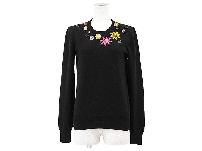 Dolce & Gabbana Dolce&Gabbana Kaschmirpullover mit mittlerer Maschenweite Schwarz