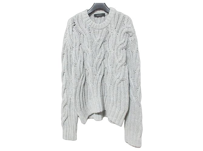 Autre Marque Alpaka-Strickpullover Cedric Charlier Braun
