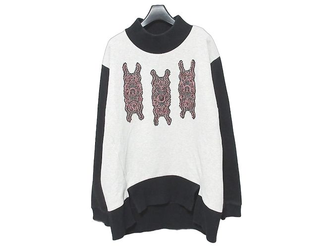 Autre Marque VIVIENNE TAM Sweatshirt mit Stehkragen aus Fleece Braun