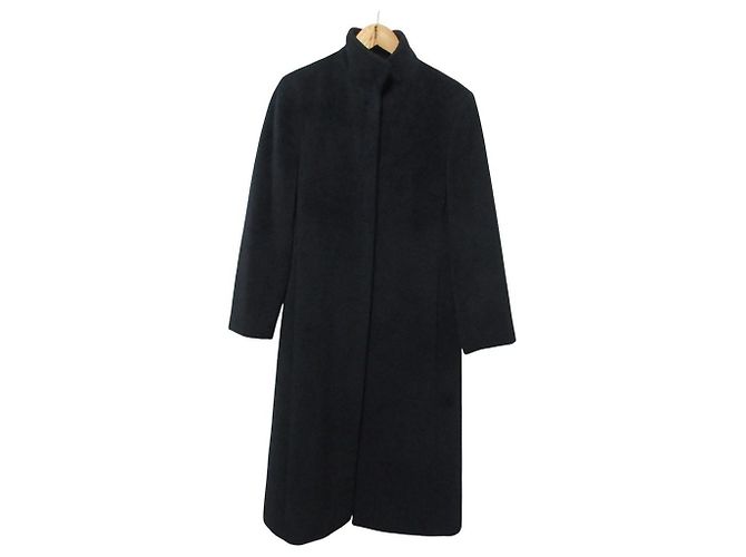 Autre Marque Abrigo de Angora 23ku Negro