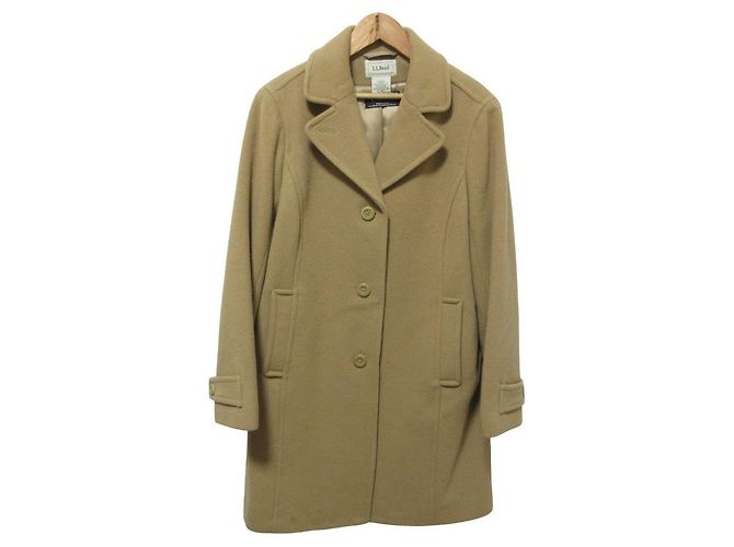 Autre Marque L.L.Bean Bellandi Wool Long Coat Beige