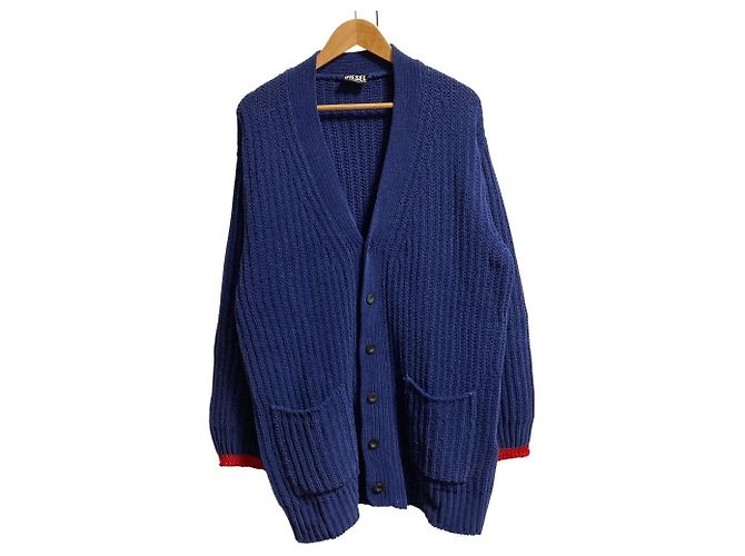 Autre Marque Cárdigan de punto DIESEL K-MORENO Azul