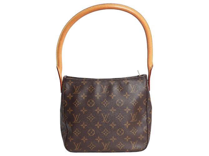 Louis Vuitton Bolsa Monogram Looping MM 2001 marrom