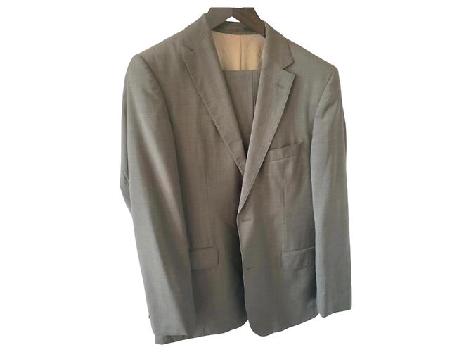 Hugo Boss grey Cerruti wool suit