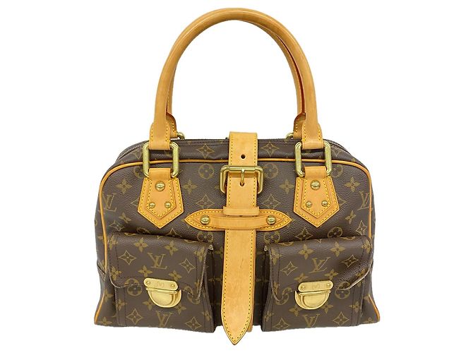 Borsa Louis Vuitton Monogram Manhattan GM Marrone