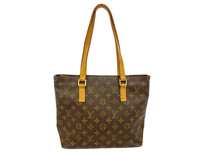 Bolsa Tote Louis Vuitton Monogram Cabas Piano Marrom