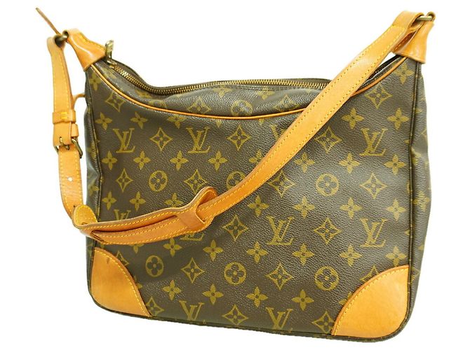 Borsa a Spalla Louis Vuitton Monogram Boulogne 30 Marrone